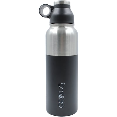 Brentwood Stainless Steel Double Wall Insulated Water Bottle, 40 oz., Black (BTWG1040BK)