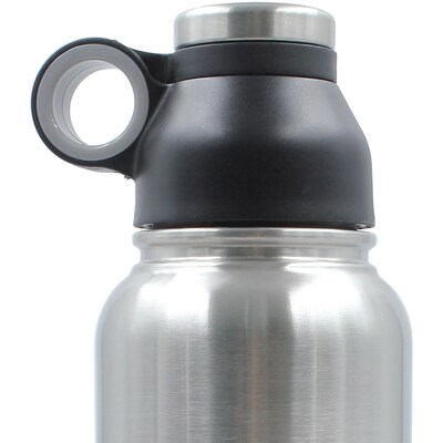 Brentwood Stainless Steel Double Wall Insulated Water Bottle, 40 oz., Black (BTWG1040BK)