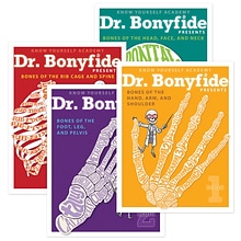 Know Yourself 206 Bones of the Human Body by Dr. Bonyfide, 4 Book Set  (KWYDRB4BB)
