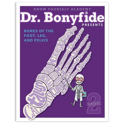 Know Yourself 206 Bones of the Human Body by Dr. Bonyfide, 4 Book Set  (KWYDRB4BB)