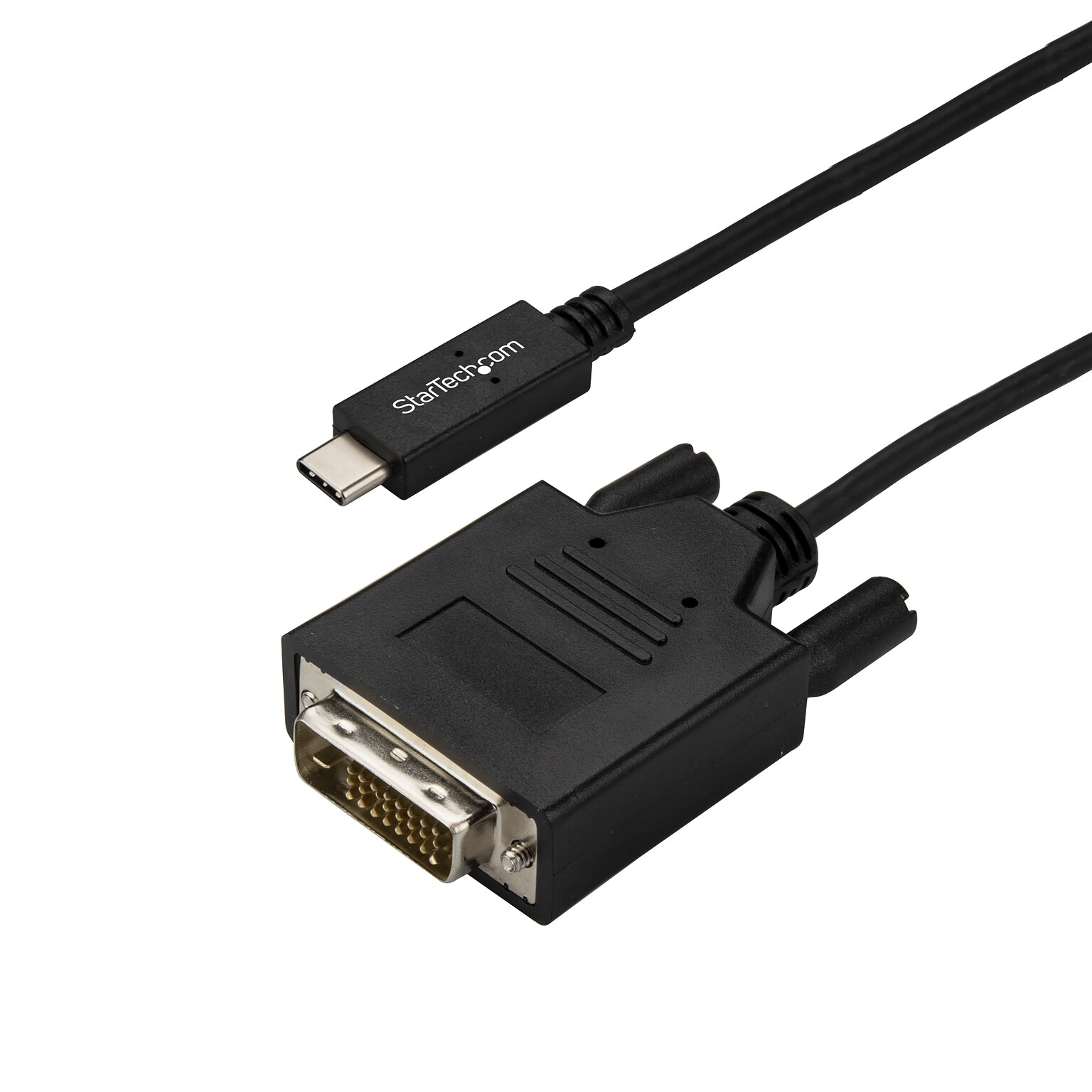 StarTech.com 3 m (10 ft.) USB-C to DVI Cable, 1920 x 1200, Black