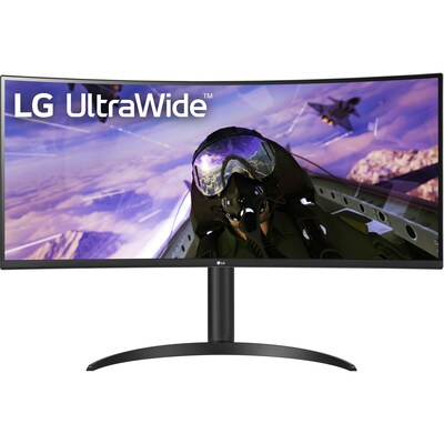 LG Ultrawide 34" Curved 165 Hz LCD Gaming Monitor, Black (34WP65CB)