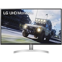 LG 32 4K Ultra HD 60 Hz LCD Gaming Monitor, White (32UN500W)
