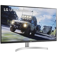 LG 32 4K Ultra HD 60 Hz LCD Gaming Monitor, White (32UN500W)