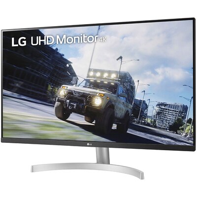 LG 32" 4K Ultra HD 60 Hz LCD Gaming Monitor, White (32UN500W)