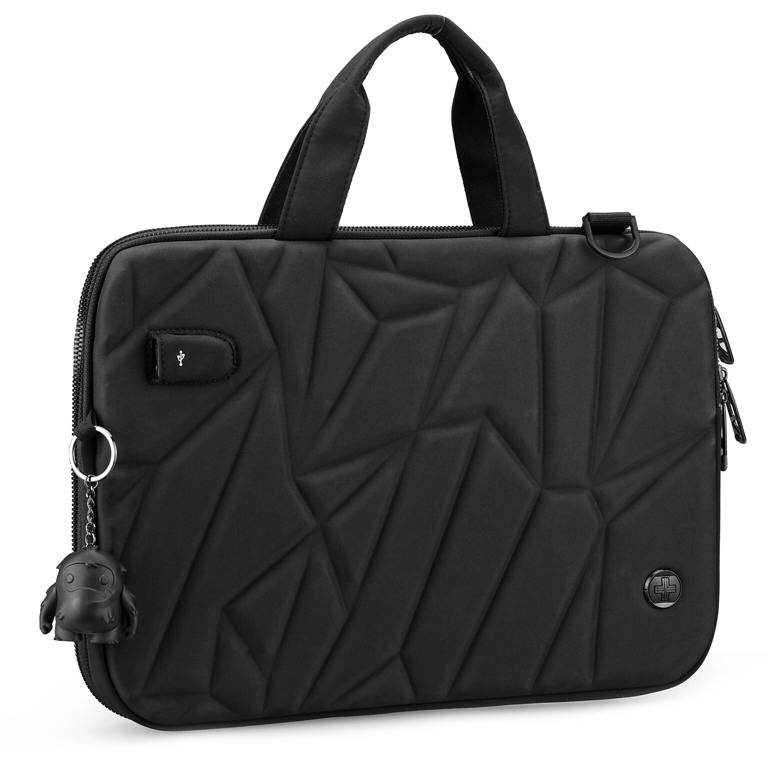 SwissDigital VACALLO 14 Polyester Laptop Sleeve, Black (SD8533-01)