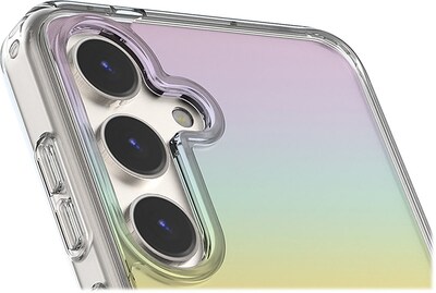 SaharaCase Hybrid-Flex Hard Shell Series Case for Samsung Galaxy S24, Shock Absorbing, Transparent Gradient (CP00530)