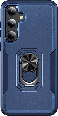 SaharaCase ArmorPro Kickstand Rugged Case for Samsung Galaxy S24, Shock Absorbing, Navy Blue (CP00532)