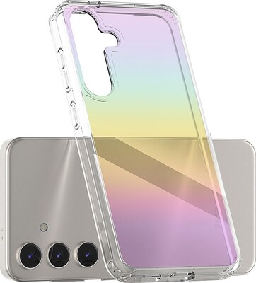 SaharaCase Hybrid-Flex Hard Shell Series Case for Samsung Galaxy S24+, Shock Absorbing, Transparent Gradient (CP00537)