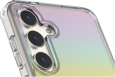 SaharaCase Hybrid-Flex Hard Shell Series Case for Samsung Galaxy S24+, Shock Absorbing, Transparent Gradient (CP00537)