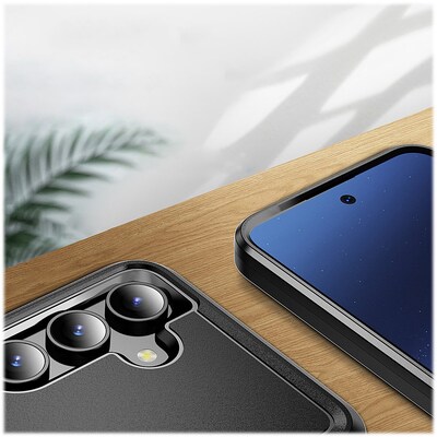 SaharaCase ArmorPro Kickstand Rugged Case for Samsung Galaxy S24+, Shock Absorbing, Scorpion Black (CP00538)