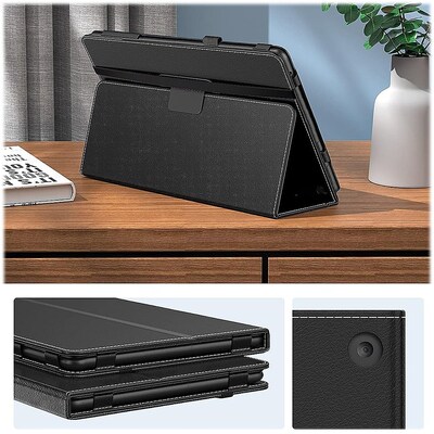 SaharaCase EliteFold Folio Case for Samsung Galaxy Tab A9+, Scorpion Black (TB00353)