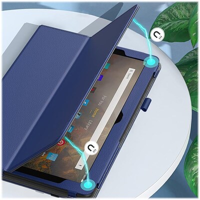 SaharaCase EliteFold Folio Case for Samsung Galaxy Tab A9+, Navy Blue (TB00354)