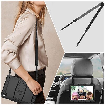 SaharaCase DEFENSE Series Case for Samsung Galaxy Tab A9+, Black (TB00357)