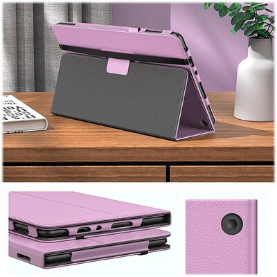SaharaCase Bi-Fold Folio Case for Amazon Fire HD 10 (2023), Rose Pink (TB00364)