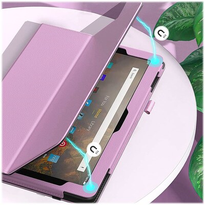 SaharaCase Bi-Fold Folio Case for Amazon Fire HD 10 (2023), Rose Pink (TB00364)
