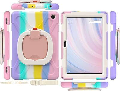 SaharaCase SpLaSh Series Heavy Duty Case for Amazon Fire HD 10 (2023), Multi-Color (TB00370)