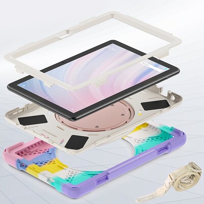 SaharaCase SpLaSh Series Heavy Duty Case for Amazon Fire HD 10 (2023), Multi-Color (TB00370)