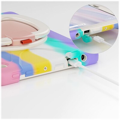 SaharaCase SpLaSh Series Heavy Duty Case for Amazon Fire HD 10 (2023), Multi-Color (TB00370)