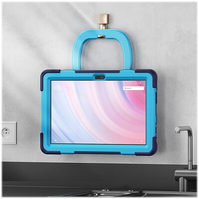 SaharaCase SpLaSh Series Heavy Duty TPU 10.9" Case for Amazon Fire HD 10, Blue (TB00371)