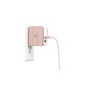 LAX Gadgets Dual Port Universal Wall Charger Rose Gold (HMDUALSMRT34ROS)