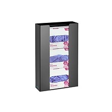 AdirMed Wall-Mount Black Acrylic Glove Dispenser (902-03-BLK)