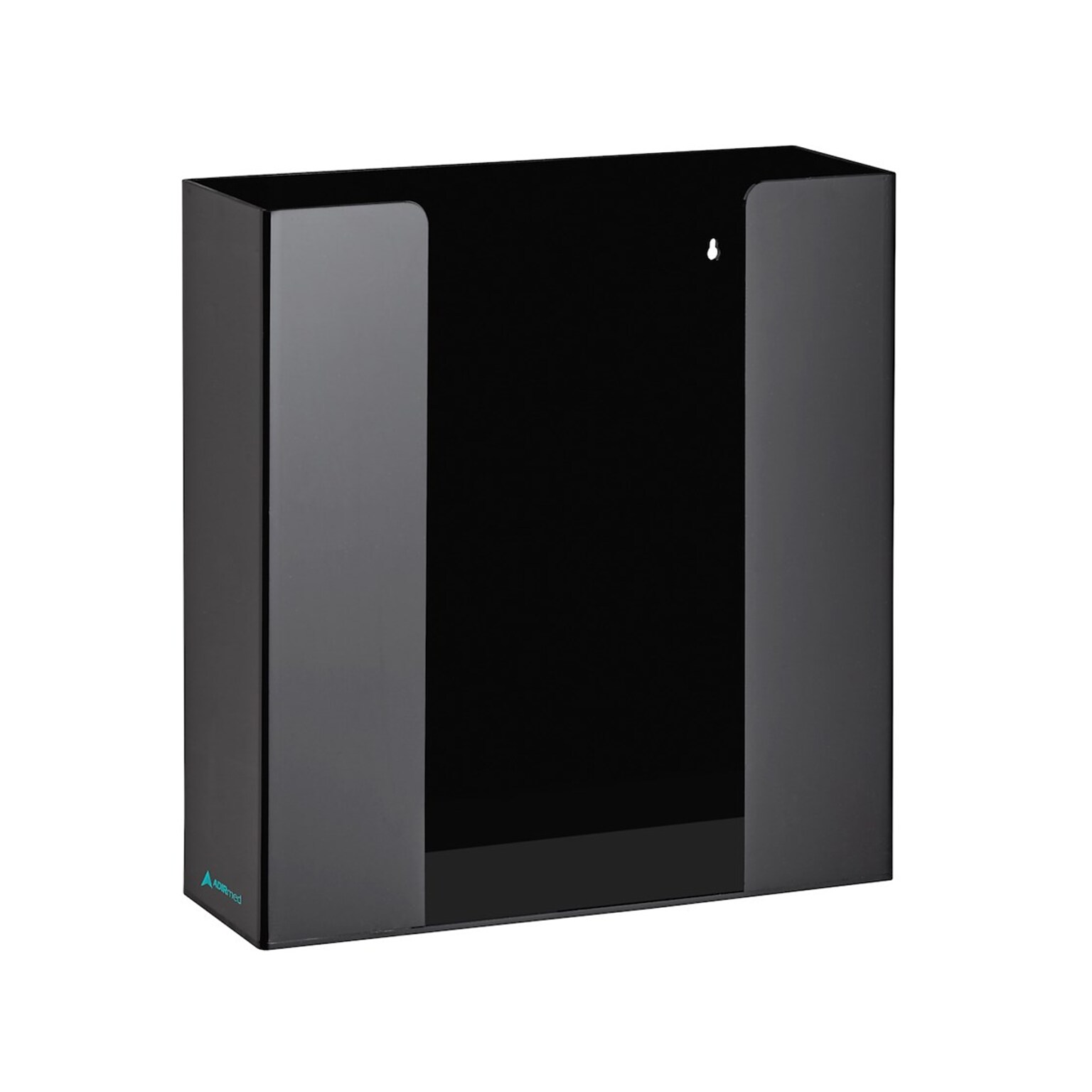 AdirMed Wall-Mount Black Acrylic Glove Dispenser (902-02-BLK)