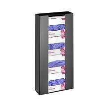 AdirMed Wall-Mount Black Acrylic Glove Dispenser (902-04-BLK)
