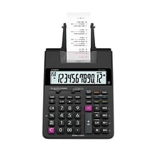 Casio HR-170RC 12-Digit Desktop Printing Calculator, Black