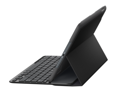 Logitech Slim Folio with Bluetooth Keyboard for 9.7" iPad (2017), Black (920-009017)
