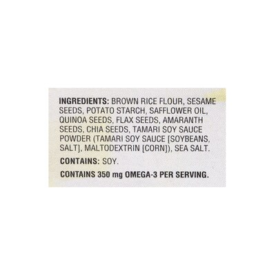 Crunchmaster Gluten Free 5-Seed Crackers, 10 oz., 20/Pack (220-00757)