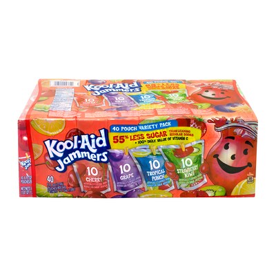 Kool-Aid Jammers Variety Juice Pack, 6 oz., 40/Pack (220-00775)