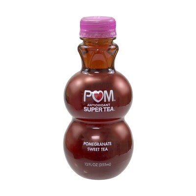 POM Super Tea Pomegranate Sweet Tea, 12 oz., 6/Pack (307-00050)