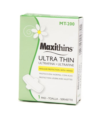Maxi Pad Ultra Thin with Wings, Vended Feminine Napkins (MT-200)