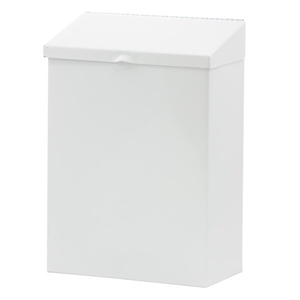 HOSPECO Feminine Hygiene Waste Receptacle, White (ND-1W)