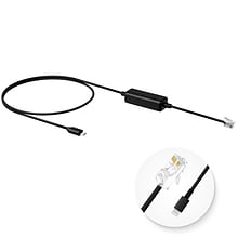 Yealink EHS35 Mini USB RJ9 Wireless Headset Adapter, Black (330000103001)