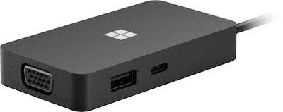 Microsoft USB Type C Docking Station for Notebook/Desktop PC, Black (161-00001)