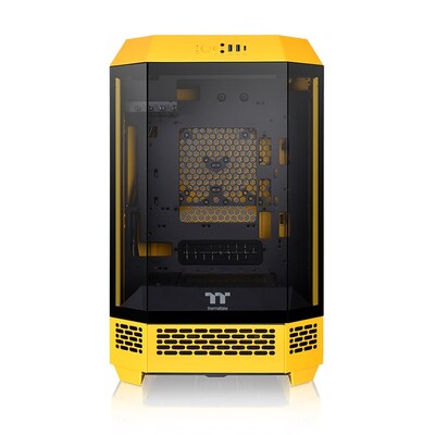 Thermaltake The Tower 300 m-ATX Micro Tower Gaming Computer Case, Bumblebee (CA-1Y4-00S4WN-00)