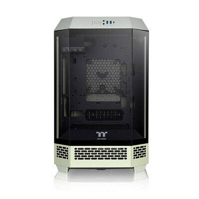 Thermaltake The Tower 300 m-ATX Micro Tower Gaming Computer Case, Matcha Green (CA-1Y4-00SEWN-00)