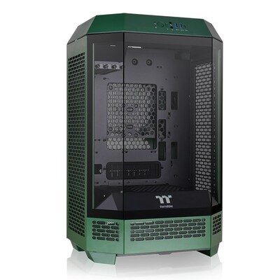 Thermaltake The Tower 300 m-ATX Micro Tower Gaming Computer Case, Racing Green (CA-1Y4-00SCWN-00)