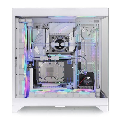 Thermaltake CTE E600 MX Mini ITX Mid Tower Chassis, Snow (CA-1Y3-00M6WN-00)