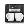 AdirChef BFF 2 Person/Cup Coffee Maker & Mugs (800-02-BLK)