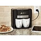 AdirChef BFF 2 Person/Cup Coffee Maker & Mugs (800-02-BLK)