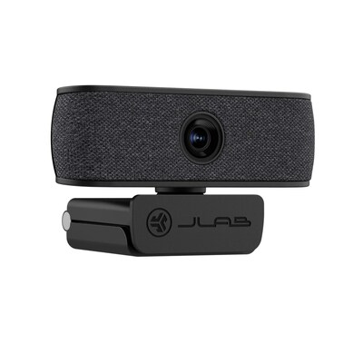 JLab JBUDS HD 1600 General Purpose Webcam, 2 Megapixels, Black (WJBCAMRBLK124)