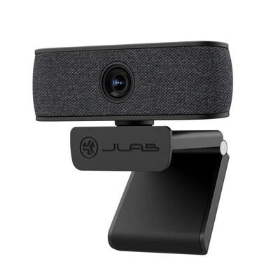JLab JBUDS HD 1600 General Purpose Webcam, 2 Megapixels, Black (WJBCAMRBLK124)