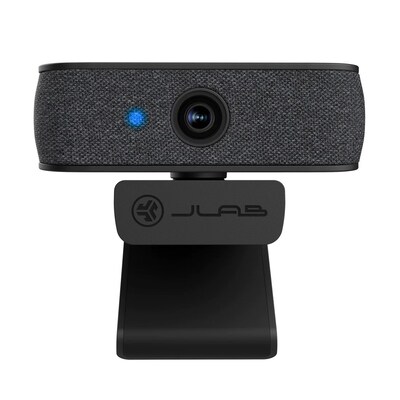 JLab JBUDS HD 1600 General Purpose Webcam, 2 Megapixels, Black (WJBCAMRBLK124)
