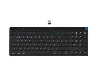 JLab JBUDS Wireless Ergonomic Keyboard, Black (KJBUDSKEYRBLK4)