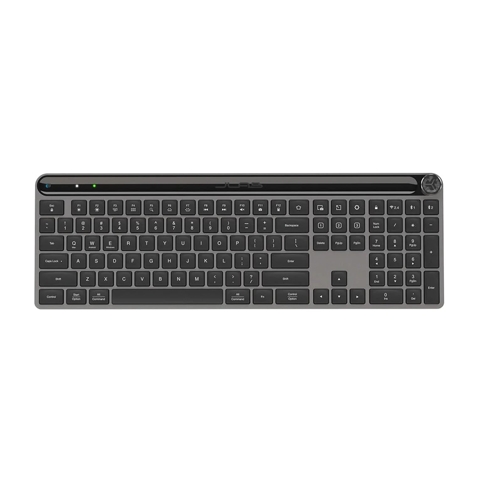 JLab EPIC Wireless Ergonomic Keyboard, Black (KEPICKEYRBLK4)