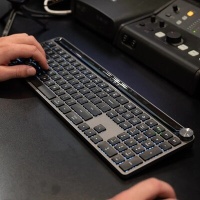 JLab EPIC Wireless Ergonomic Keyboard, Black (KEPICKEYRBLK4)