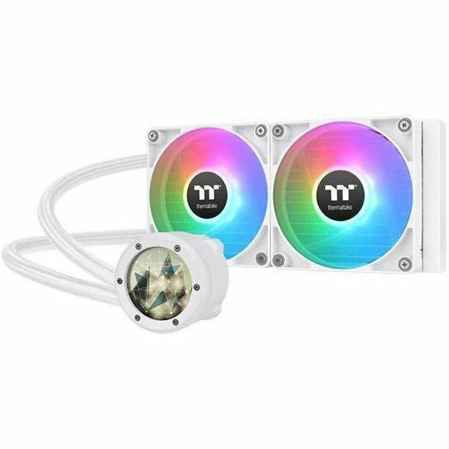 Thermaltake TH240 V2 Ultra ARGB Sync 120mm Cooling Fan/Radiator/Water Block/Pump with RGB Lighting (CLW404PL12SWA)